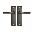 Deurkrukken Edge Kruk Blok Gun Metal