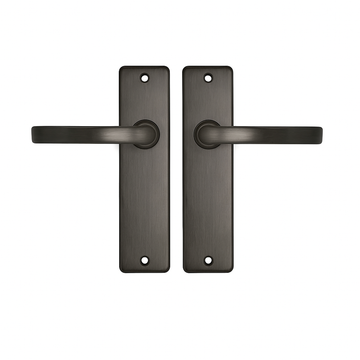Deurkrukken Edge Kruk Blok Gun Metal