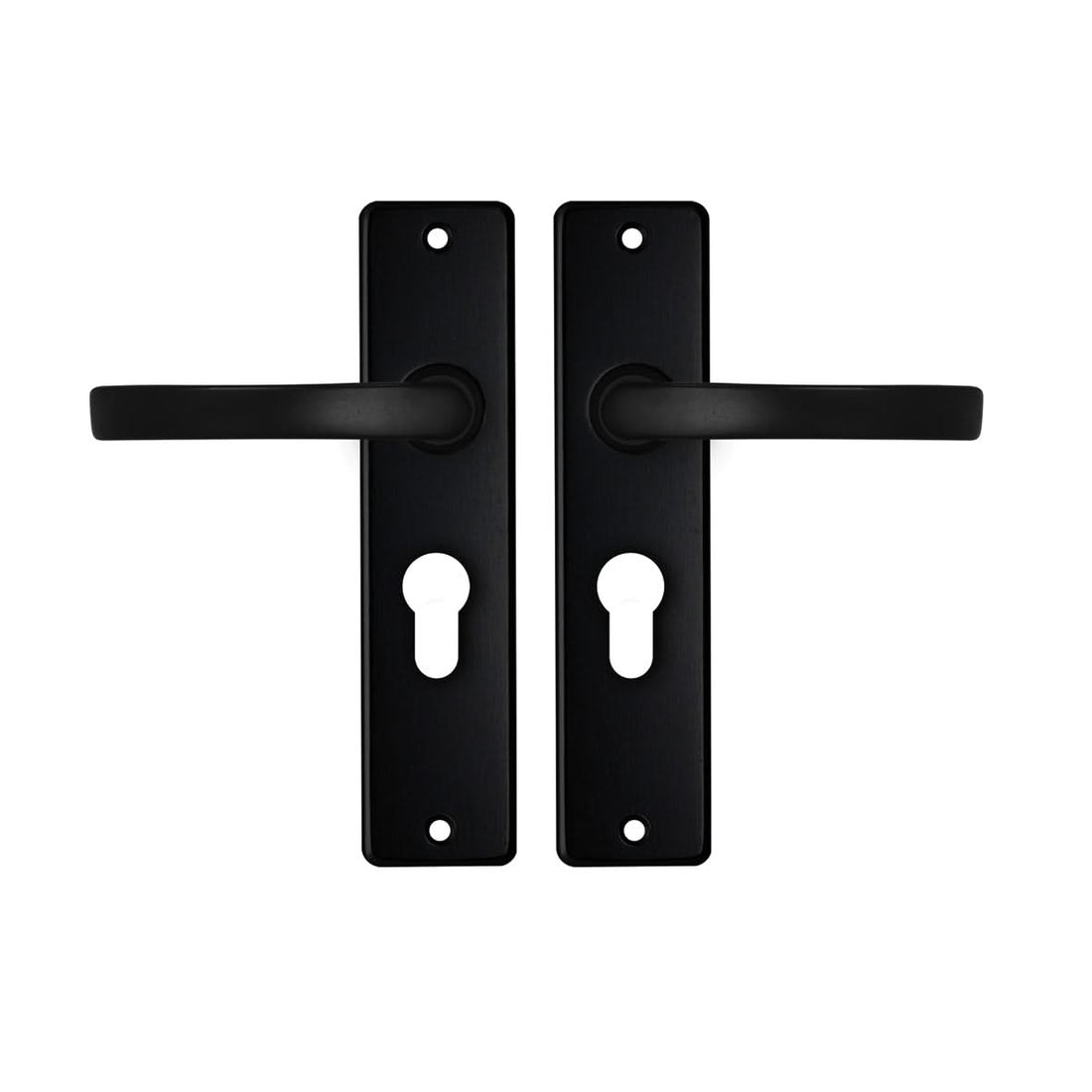 Deurkrukken Edge kruk Blok PC55 Zwart