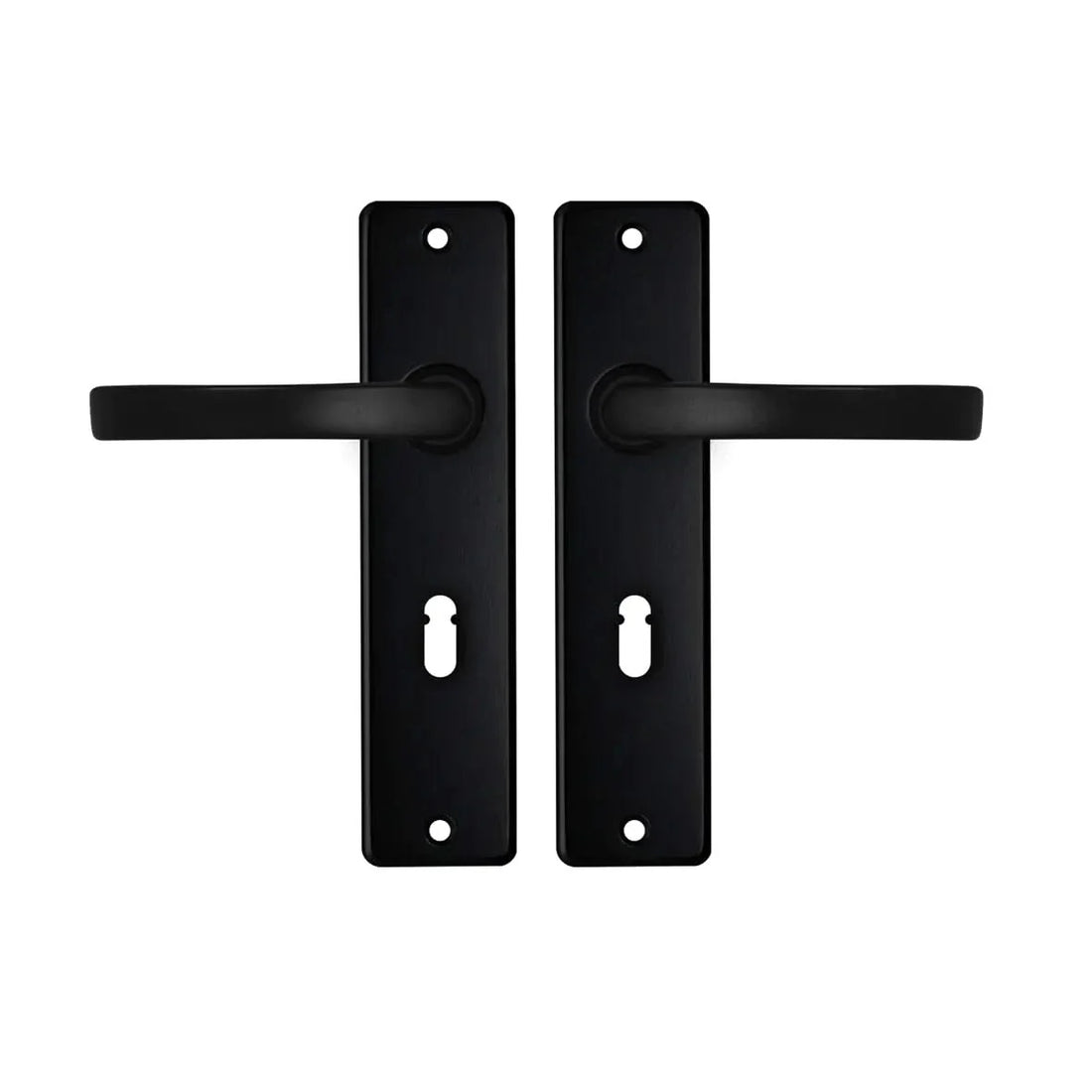 Deurkrukken Edge kruk Blok SL55 Zwart