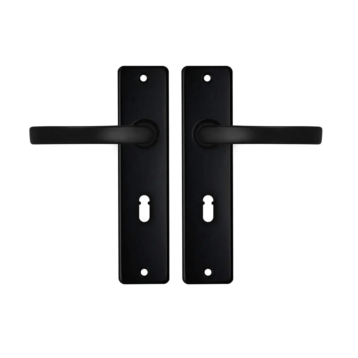 Deurkrukken Edge kruk Blok SL55 Zwart