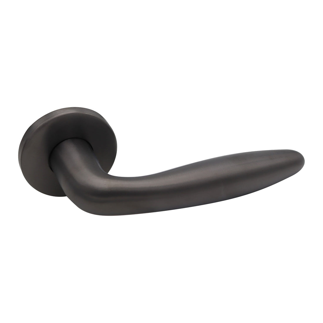 Griff Meister Türgriff Arvo, Ø 53 mm runde Rosette, 6 mm dick, Gunmetal