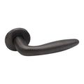 Griff Meister Türgriff Arvo, Ø 53 mm runde Rosette, 6 mm dick, Gunmetal