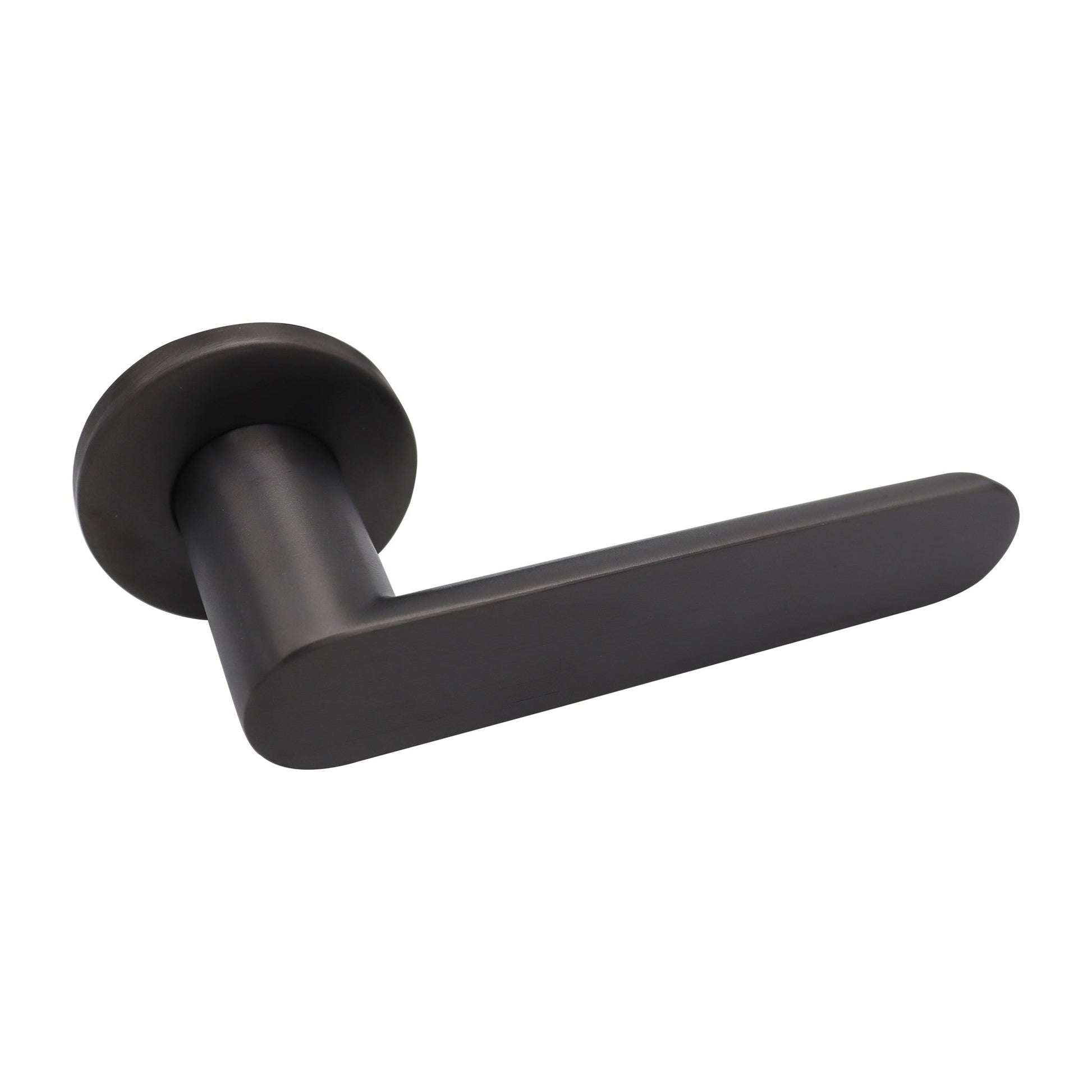 Griff Meister Türgriff Rexo, Ø 53 mm runde Rosette, 6 mm dick, Gunmetal
