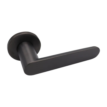 Griff Meister Türgriff Rexo, Ø 53 mm runde Rosette, 6 mm dick, Gunmetal