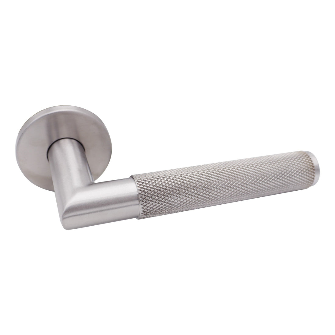 Griff Meister Türgriff Montaro, Ø 53 mm runde Rosette, 6 mm dick, Edelstahl