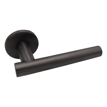 Griff Meister Türgriffe Fenestra, Ø 53 mm Rosette, Gunmetal PVD