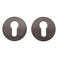 Griff Meister Euro Cylinder Rosette PC, Ø53 mm Rund, 6 mm, Gunmetal