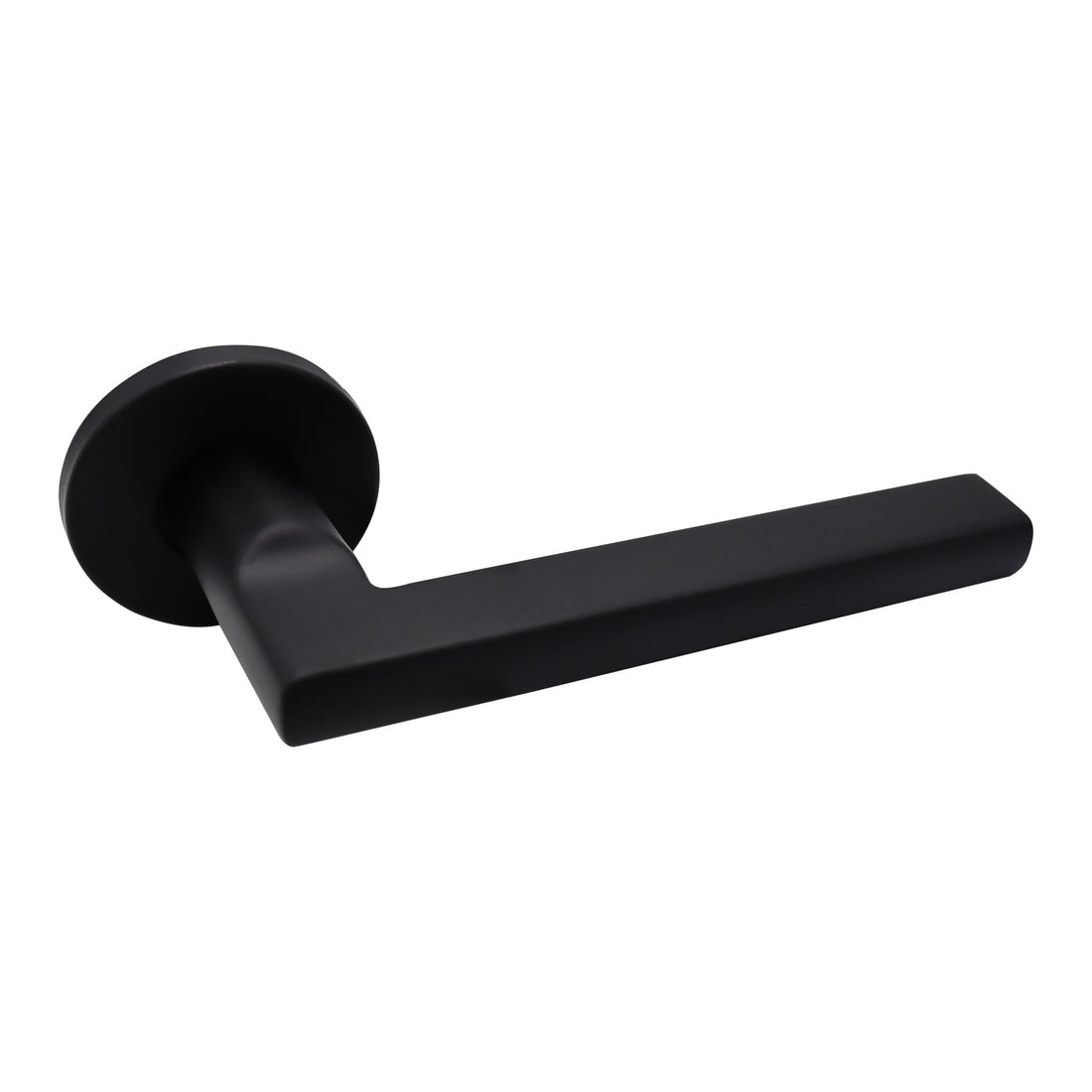 Griff Meister Trevio deurklinken, Ø 53 mm rozet, matzwart