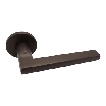 Griff Meister Trevio deurklinken, ronde rozet 53 mm, brons