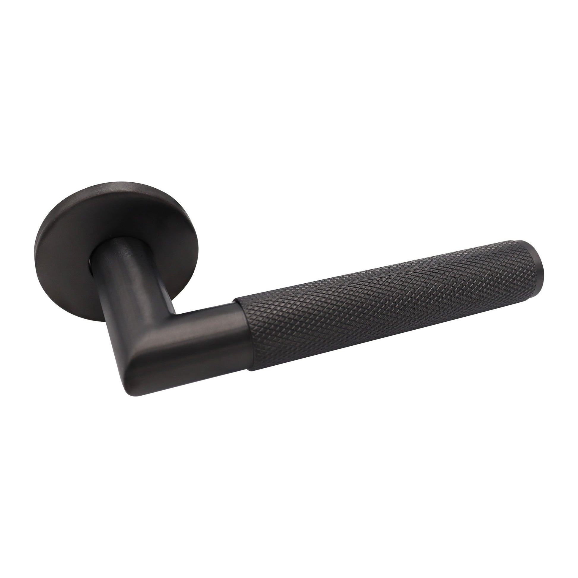 Griff Meister Türgriff Montaro, Ø 53 mm runde Rosette, 6 mm dick, Gunmetal