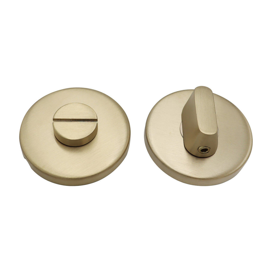 Griff Meister Bad-Drehrosette, Ø 53 mm rund, 6 mm, Champagner PVD