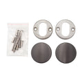 Griff Meister blindrozet, Ø 53 mm, bronskleurig, complete set zoals geleverd