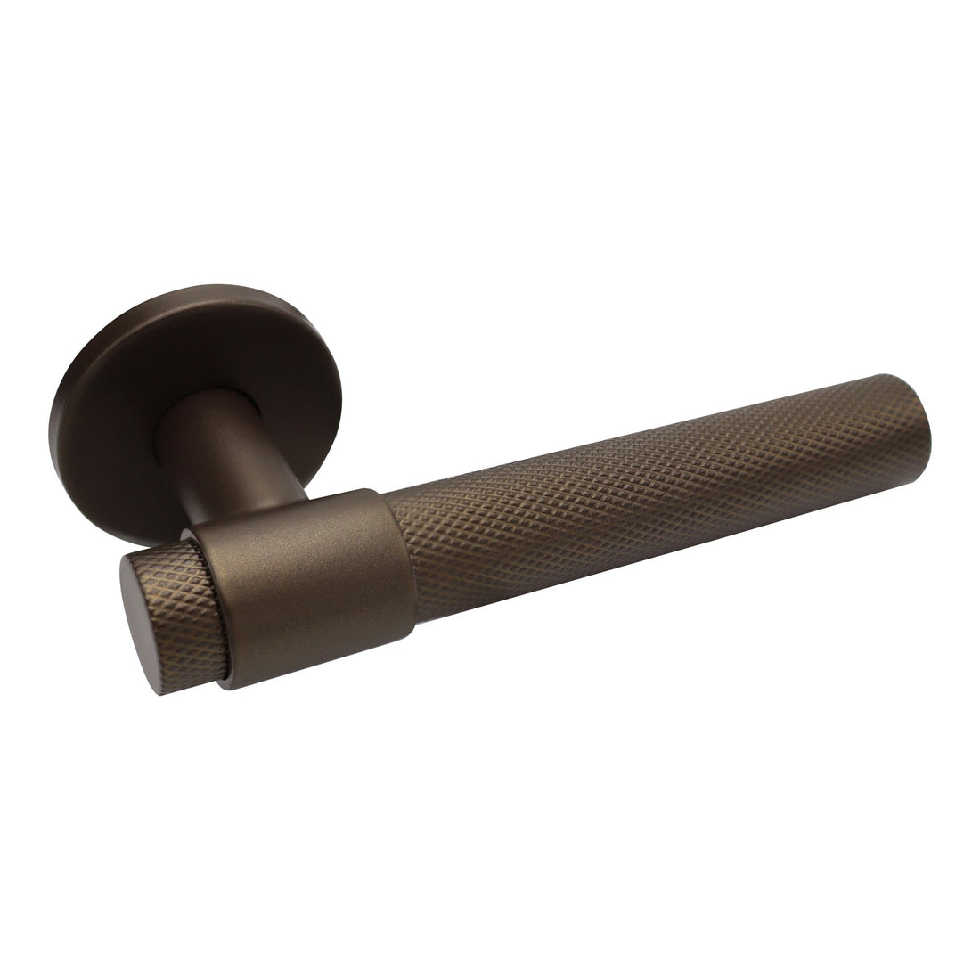 Griff Meister Türgriff Altessa, Ø 53 mm runde Rosette, 6 mm dick, Bronze