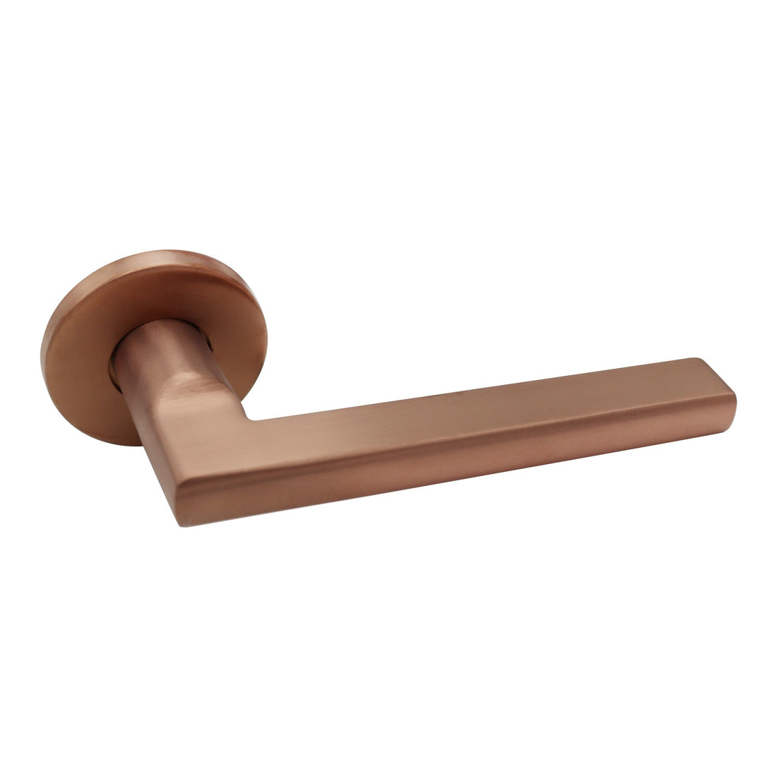 Griff Meister Trevio deurklinken, Ø 53 mm rozet, roségoud PVD