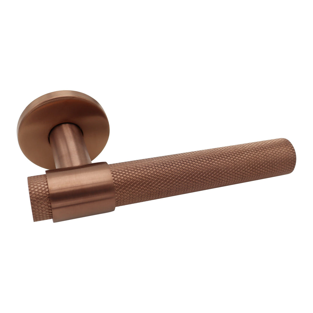 Griff Meister Altessa Deurklink, Ø53 mm Ronde Rozet, 6 mm, Roségoud PVD