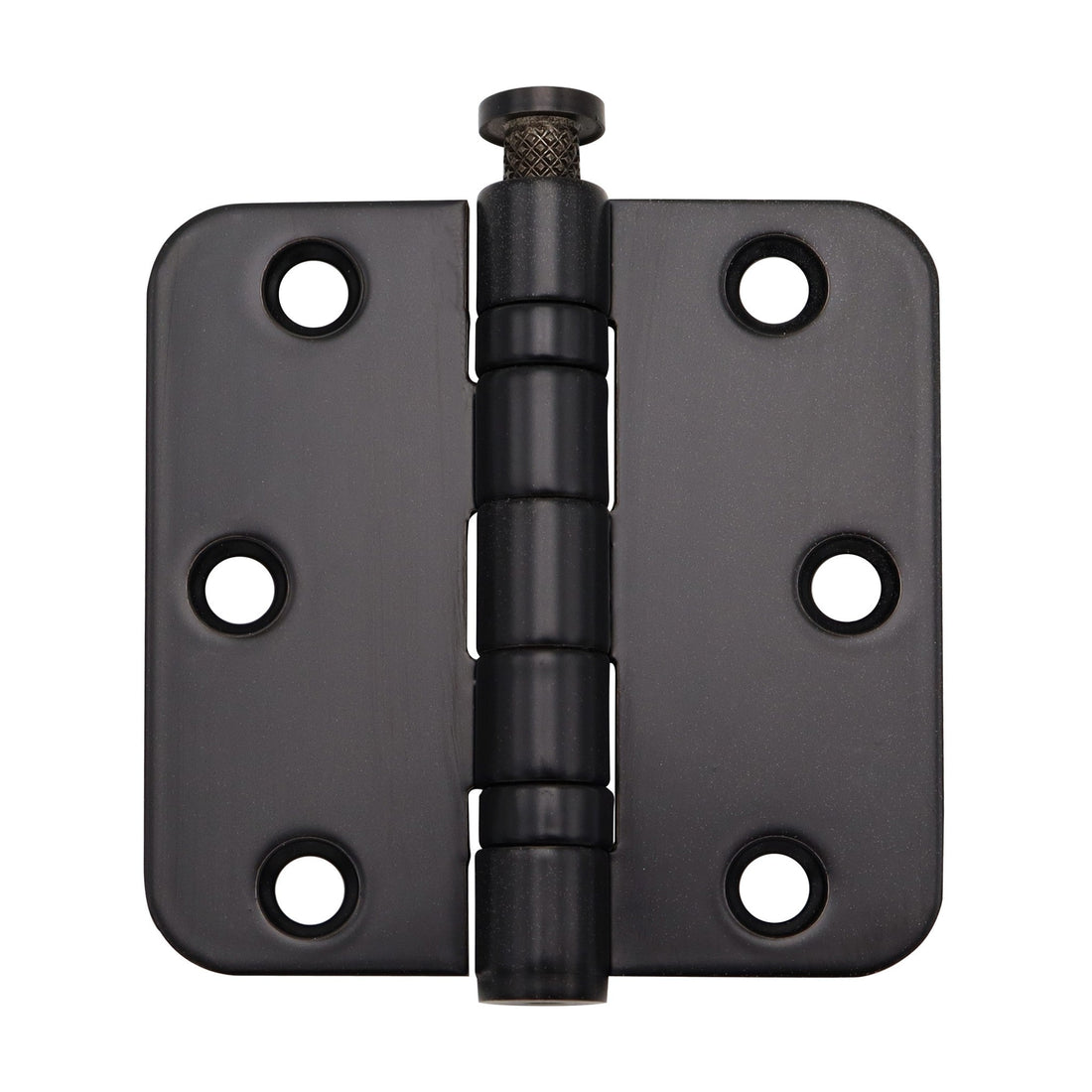Griff Meister kogellagerscharnier, 76 x 76 mm, afgeronde hoeken, matzwart