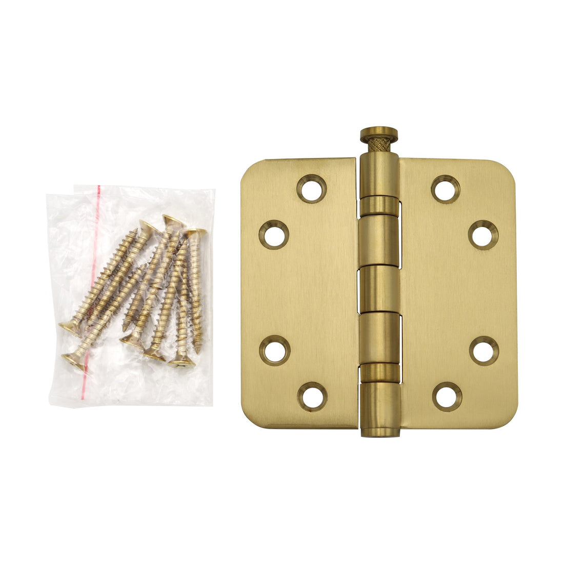Griff Meister Kugellagerscharnier, 89 x 89 mm, Gold PVD