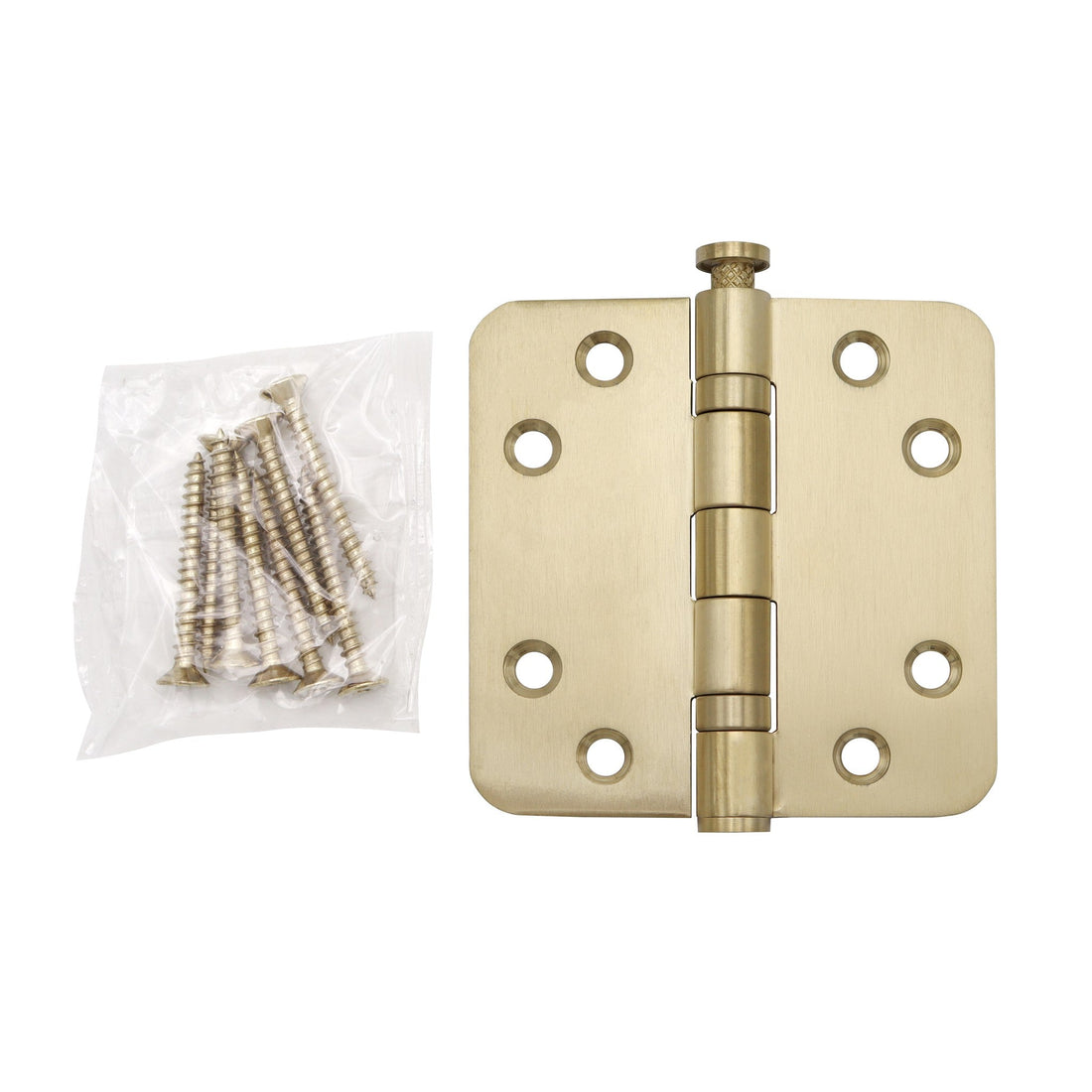 Griff Meister Kugellagerscharnier, 89 x 89 mm, Champagner PVD