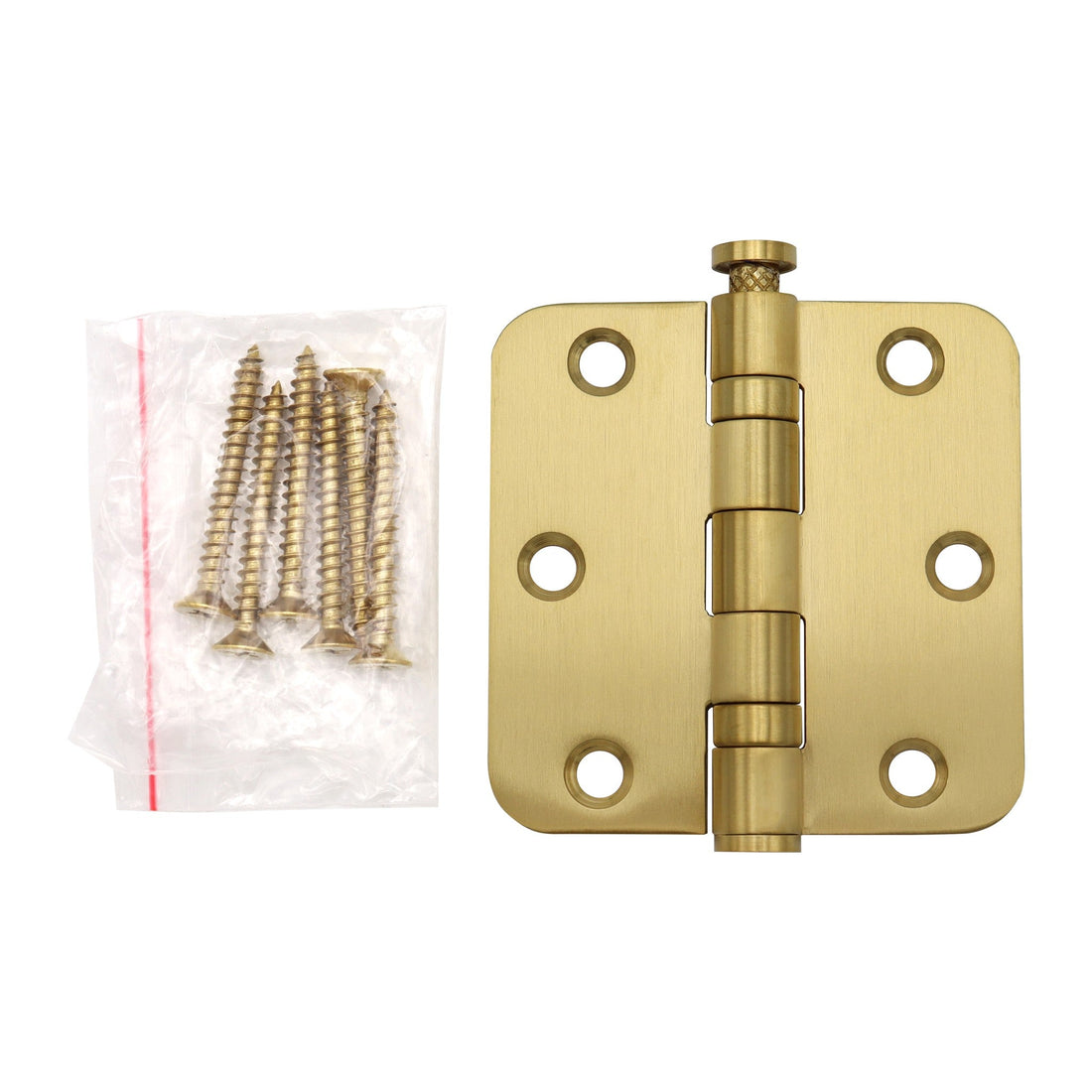 Griff Meister kogellagerscharnier, 76 x 76 mm, goudkleurig PVD
