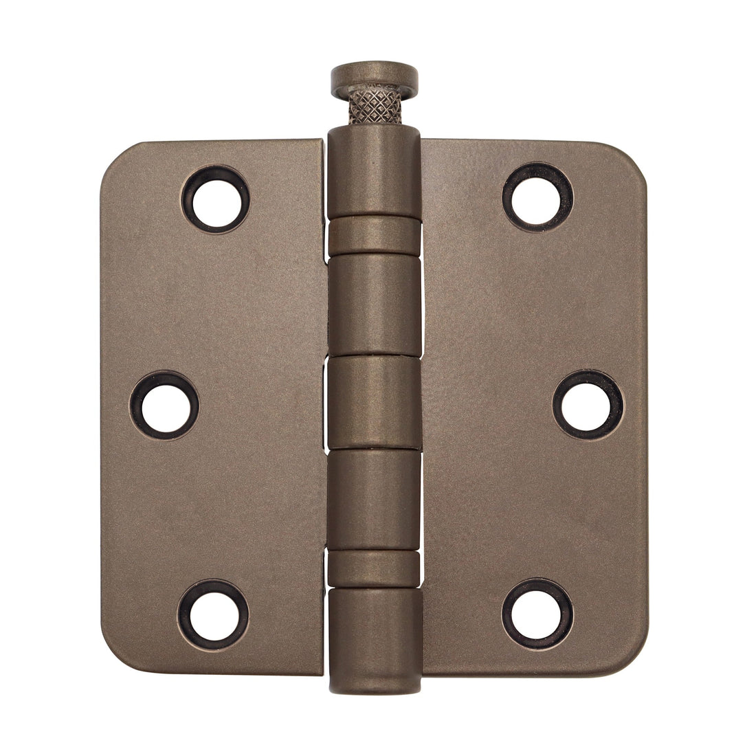 Griff Meister kogellagerscharnier, 76 x 76 mm, afgeronde hoeken, brons