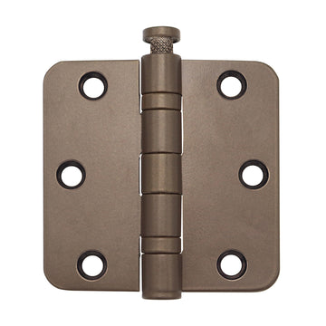 Griff Meister kogellagerscharnier, 76 x 76 mm, afgeronde hoeken, brons