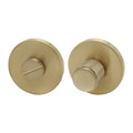 Griff Meister gerändelter Bad-Drehknopf, Ø 53 x 6 mm, Champagner PVD