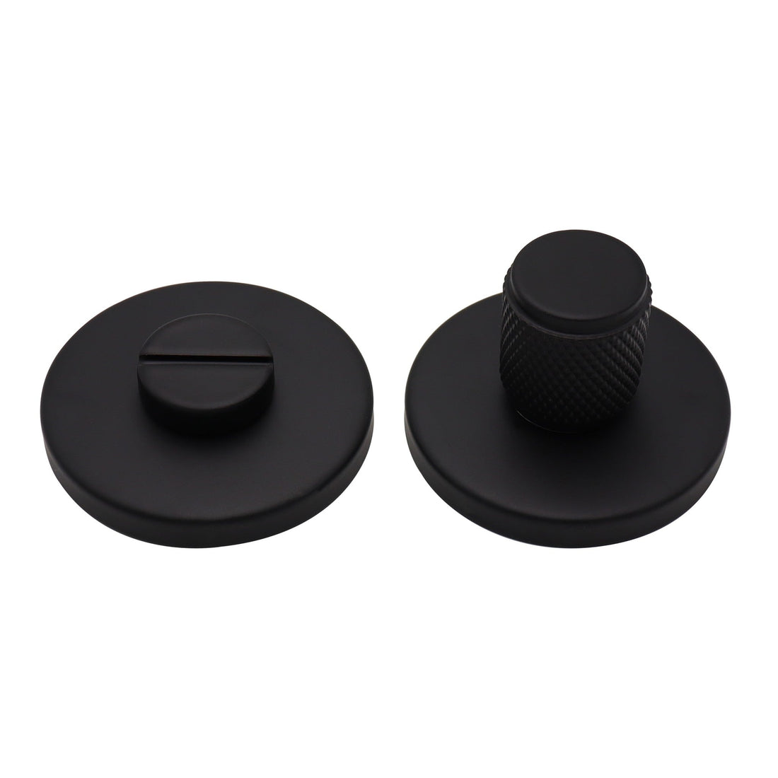 Griff Meister Bad-Drehrosette, Ø 53 mm rund, 6 mm, Mattschwarz