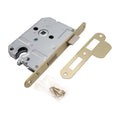 Griff Meister Einsteckschloss, Eurozylinder PC55, Champagner PVD