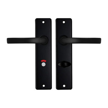 Deurkrukken Edge kruk Blok toilet 63-8 Zwart