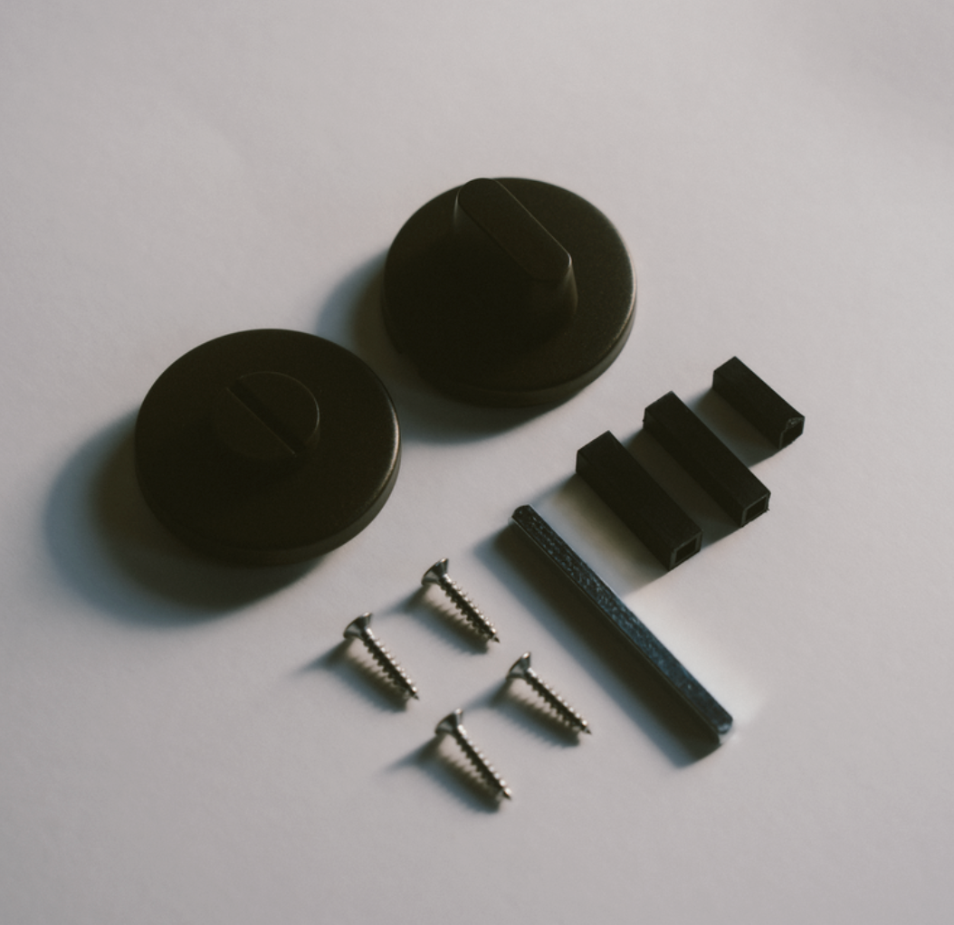 Griff Meister Bad-Drehrosette, Ø 53 mm rund, 6 mm, Bronze