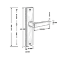 Griff Meister Deurkruk Fortis blind brons